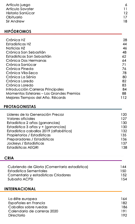 Anuario El Turf